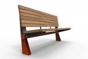TM4610 (Powdercoated legs and frame, Australian hardwood timber)