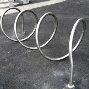 Corkscrew Bike Rack